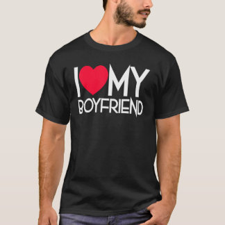 Camiseta Eu Amo Meu Namorado Eu Adoro Meu Namorado_1