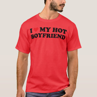 Camiseta Eu Amo Meu Namorado Gostoso amigo
