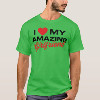 Camiseta Eu Amo Meu Namorado Incrível