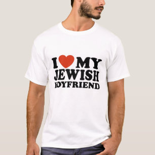 Camiseta Eu amo meu namorado judaico