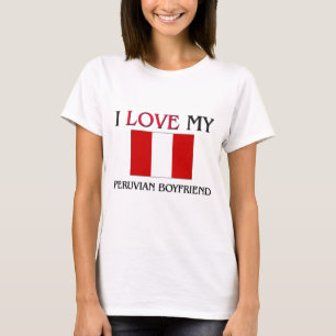 Camiseta Eu amo meu namorado peruano