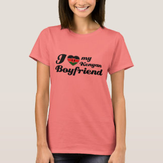 Camiseta Eu amo meu Namorado queniano
