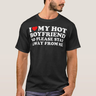 Camiseta Eu Amo Meu Namorado Quente