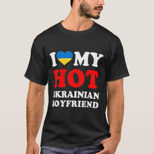 Camiseta Eu Amo Meu Namorado Ucraniano Gostoso Piada Namora
