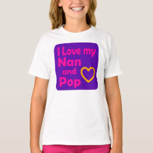 Eu amo meu Nan e Pop (meninas)