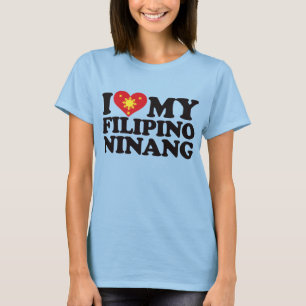 Camiseta Eu amo meu Ninang filipino