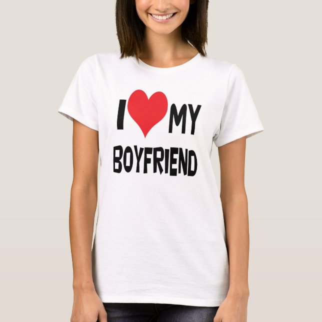 Camiseta Eu amo meu noivo (Frente)