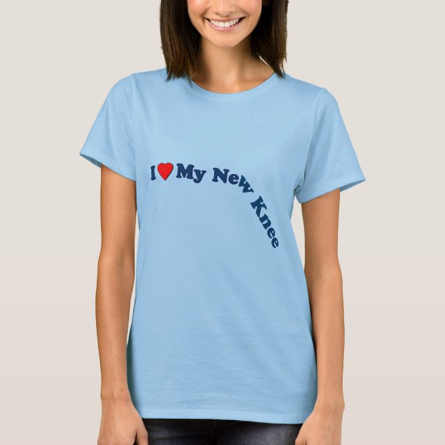 Camiseta Eu Amo Meu Novo Joelho (Frente)