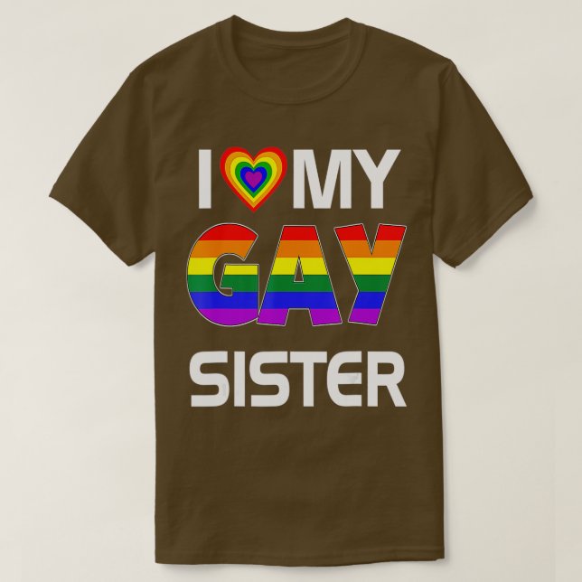 Camiseta Eu Amo Meu Orgulho LGBT Lésbico Lésbico (Frente do Design)