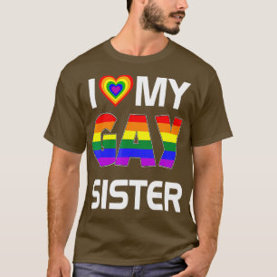 Camiseta Eu Amo Meu Orgulho LGBT Lésbico Lésbico