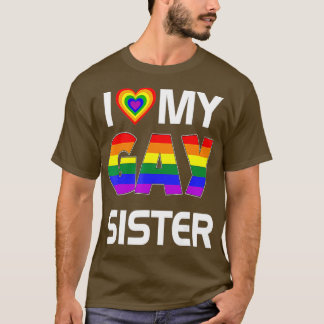 Camiseta Eu Amo Meu Orgulho LGBT Lésbico Lésbico