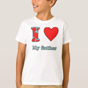Camiseta Eu amo meu pai