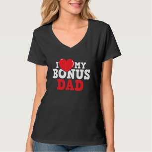 Camiseta Eu Amo Meu Pai Bônus Filho Enteada Padrasto