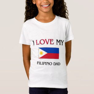 Camiseta Eu amo meu pai filipino