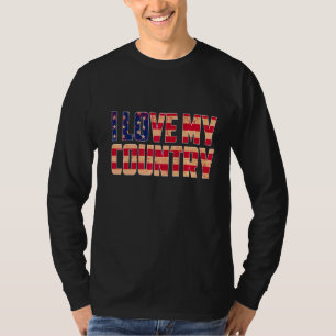 Camiseta Eu Amo Meu País