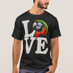 Camiseta Eu Amo Meu Papagaio - Proprietário De Papagaio P
