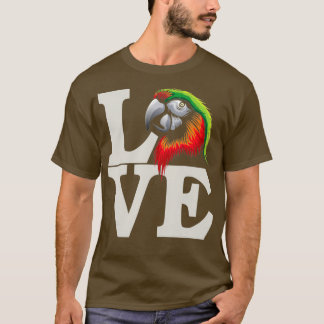 Camiseta Eu Amo Meu Papagaio - Proprietário De Papagaio Pás