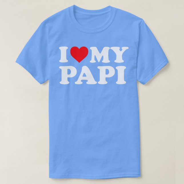 Camiseta Eu Amo Meu Papi (Frente do Design)