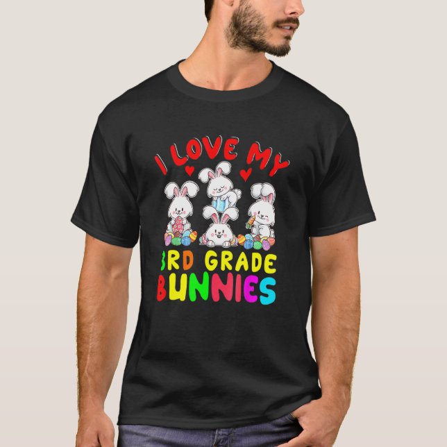 Camiseta Eu Amo Meu Páscoa De Bun Do 3º Ano (Frente)