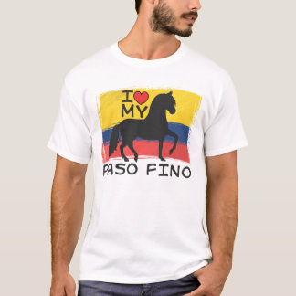 Camiseta Eu amo meu Paso colombiano Fino