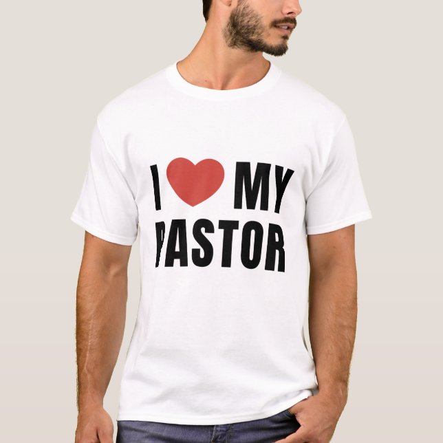 CAMISETA EU AMO MEU PASTOR (Frente)