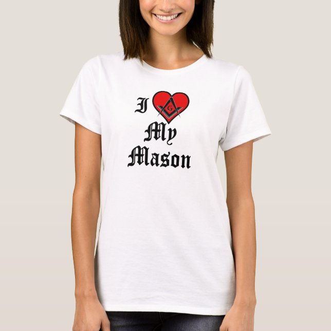 Camiseta Eu amo meu pedreiro (Frente)
