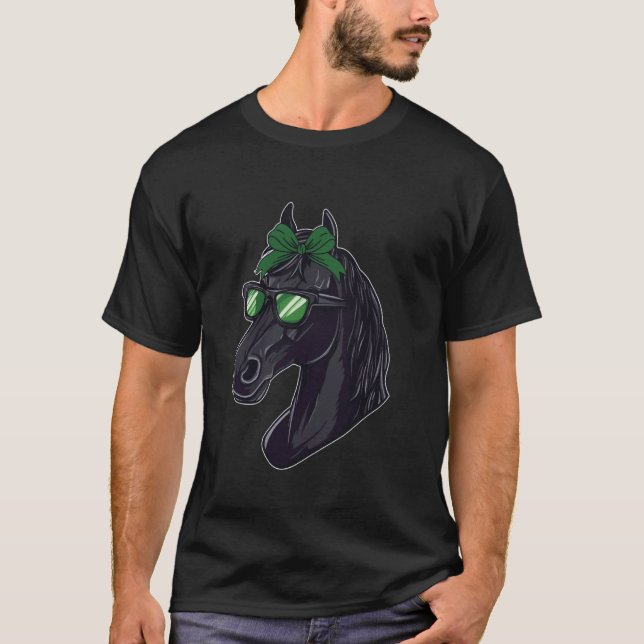 Camiseta Eu amo meu percheron até o celeiro e de volta (Frente)