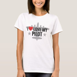 Camiseta Eu Amo Meu Piloto