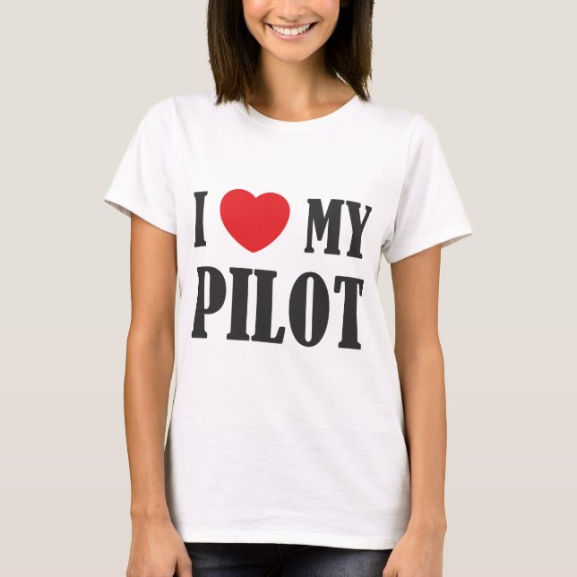 Camiseta Eu amo meu piloto (Frente)