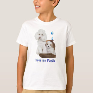 Camiseta Eu amo meu Poodle