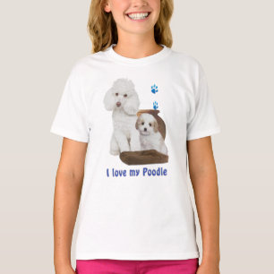 Camiseta Eu amo meu poodle