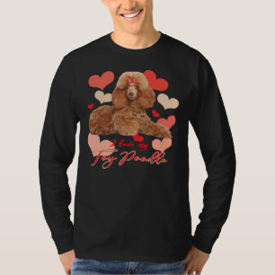 Camiseta Eu Amo Meu Poodle De Brinquedo! Especialmente para