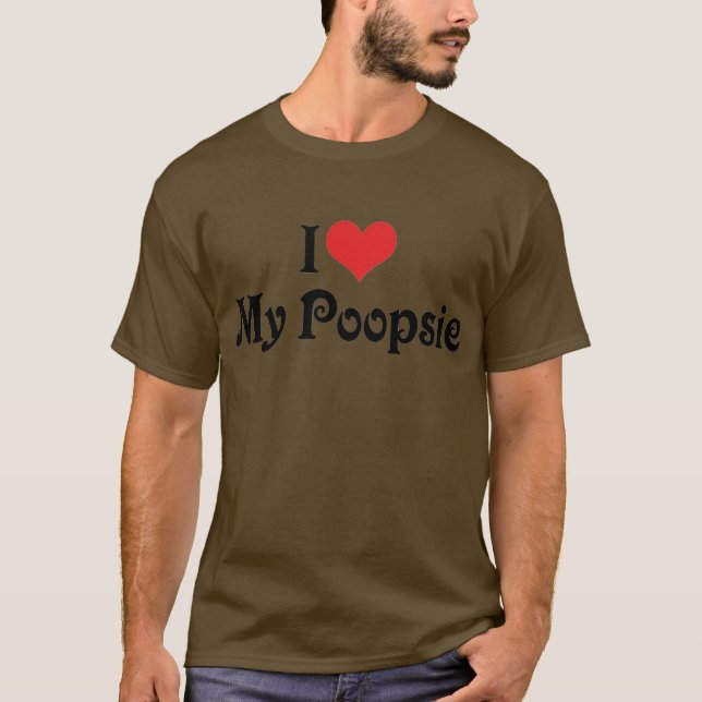 Camiseta Eu Amo Meu Poopsie (Frente)