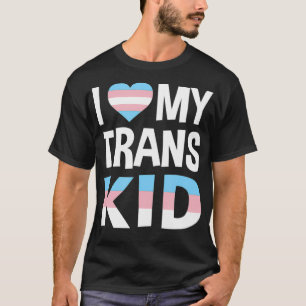 Camiseta Eu Amo Meu Presente De Criança Transgênero