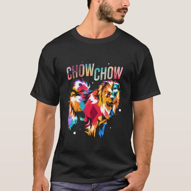 Camiseta Eu Amo Meu Presente de Proprietário de Cachorro Ch (Frente)