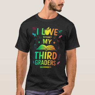 Camiseta Eu Amo Meu Professor De 3º Grau Orgulhoso