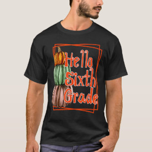 CAMISETA EU AMO MEU PROFESSOR DE 6 DE CLASSE DE 6