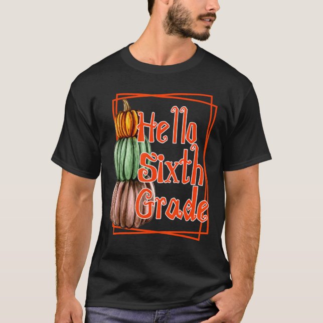 CAMISETA EU AMO MEU PROFESSOR DE 6 DE CLASSE DE 6 (Frente)