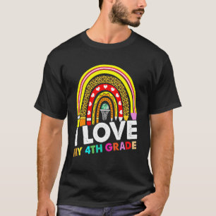 Camiseta Eu amo meu professor de basquete da 4ª série Prime