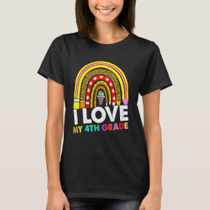 Camiseta Eu amo meu professor de basquete da 4ª série Prime