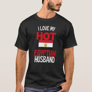 Camiseta Eu Amo Meu Quente Marido Egípcio Relacionamento co