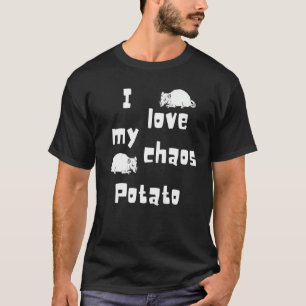 Camiseta Eu amo meu rato de batata caos