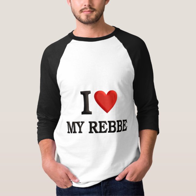 Camiseta Eu amo meu Rebbe (Frente)