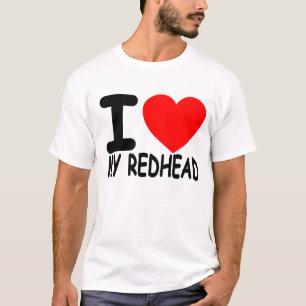 Camiseta Eu amo meu Redhead - t-shirt. .png
