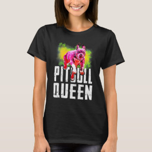 Camiseta Eu Amo Meu Resgate de Pittie Mãe de Pittie Rainha 