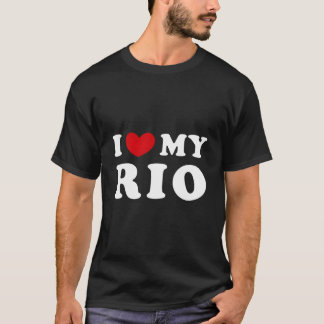 Camiseta Eu Amo Meu Rio Eu Ele Meu Rio