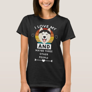 Camiseta Eu Amo Meu Rouco E Talvez Três Outras Pessoas