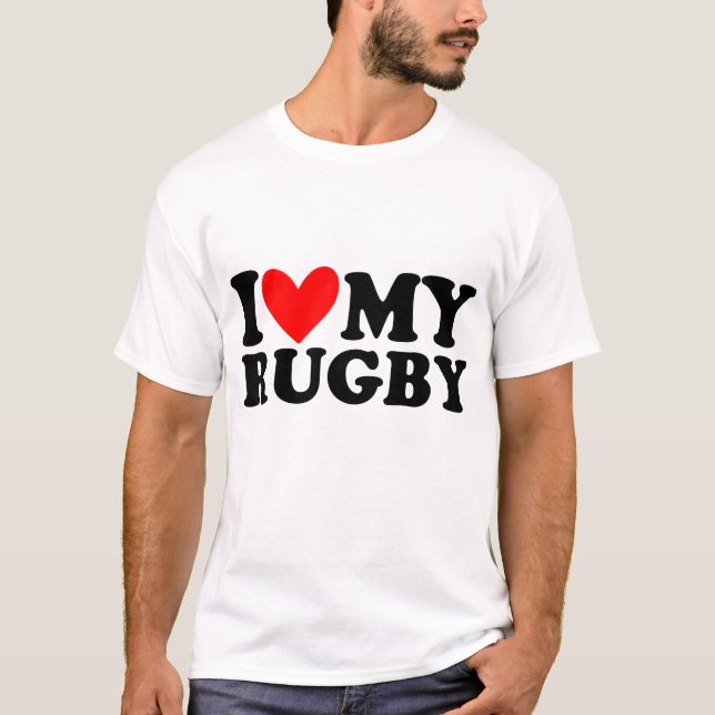 Camiseta eu amo meu rúgbi (Frente)