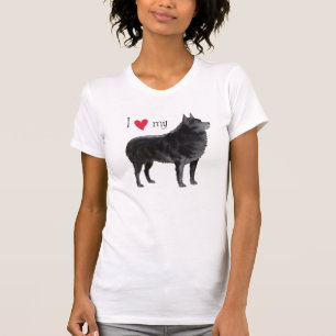 Camiseta Eu amo meu Schipperke