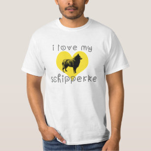 Camiseta eu amo meu schipperke